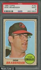 Gene Brabender #163 Baseball Cards 1968 Topps Prices