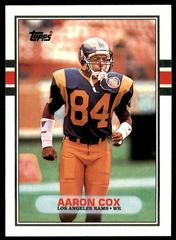 Aaron Cox Football Cards 1989 Topps Prices