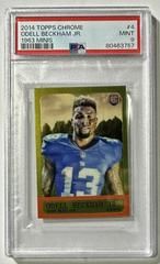 Odell Beckham Jr. [Autograph Refractor] #4 Football Cards 2014 Topps Chrome 1963 Minis Prices