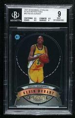 Kevin Durant [Black Refractor] Basketball Cards 2007 Bowman Sterling Prices