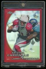 Larry Fitzgerald [Red Refractor] #C180 Football Cards 2010 Topps Chrome Prices
