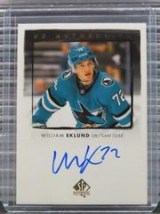 William Eklund Hockey Cards 2022 SP Authentic UD Autographs Prices