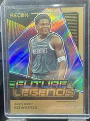 Anthony Edwards [Gold] #22 Basketball Cards 2022 Panini Recon Future Legends Prices