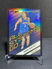 Josh Giddey [Gold] #8 Basketball Cards 2021 Panini Recon All Systems Go Prices