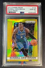 Russell Westbrook [Gold Prizm] #105 Basketball Cards 2013 Panini Prizm Prices
