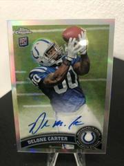 Delone Carter [Refractor Autograph] #106 Football Cards 2011 Topps Chrome Prices