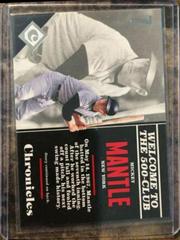 Mickey Mantle #7 Baseball Cards 2017 Panini Chronicles Prices