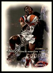 Cynthia Cooper [Sample] #1 Basketball Cards 2000 Skybox Dominion WNBA Prices