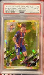 Francisco Trincao [Yellow] #4 Soccer Cards 2020 Topps Chrome UEFA Champions League Sapphire Prices