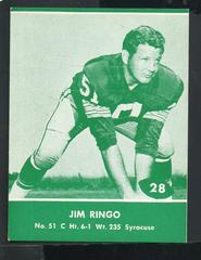 Jim Ringo Football Cards 1961 Lake to Lake Packers Prices