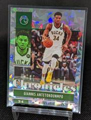 Giannis Antetokounmpo [Green Ice] Basketball Cards 2021 Panini Chronicles Prices
