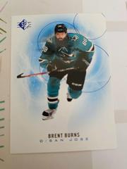 Brent Burns [Blue] Hockey Cards 2020 SP Prices