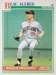 Beau Allred #338 Baseball Cards 1991 Score Prices