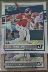 Alex Kirilloff #RP-8 Baseball Cards 2020 Panini Donruss Rated Prospects Prices