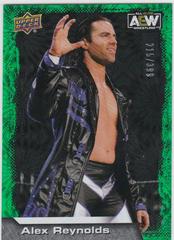 Alex Reynolds [Green Pyro] #72 Wrestling Cards 2022 Upper Deck AEW Prices