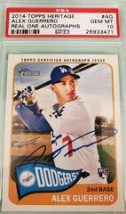 Alex Guerrero Baseball Cards 2014 Topps Heritage Real One Autographs Prices