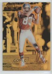 Anthony Miller [Mirror Gold] #73 Football Cards 1995 Panini Select Certified Prices