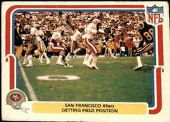 San Francisco 49ers [Getting Field Position] #49 Football Cards 1980 Fleer Team Action Prices