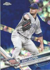 Jon Lester #144 Baseball Cards 2017 Topps Chrome Sapphire Prices