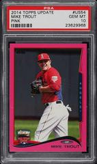 Mike Trout [Pink] #US54 Baseball Cards 2014 Topps Update Prices