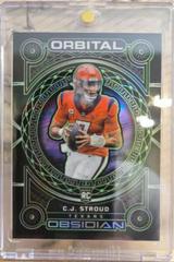 C.J. Stroud [Green Electric Etch] #10 Football Cards 2023 Panini Obsidian Equinox Prices