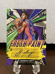 Jaden Ivey [Violet] #FP-JID Basketball Cards 2022 Panini Court Kings Fresh Paint Autographs Prices
