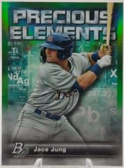 Jace Jung [Green] #PE-13 Baseball Cards 2023 Bowman Platinum Precious Elements Prices