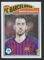 Sergio Busquets #13 Soccer Cards 2019 Topps Living UEFA Champions League Prices