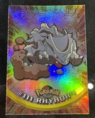 Rhyhorn [Rainbow Foil] #111 Pokemon 2000 Topps TV Prices