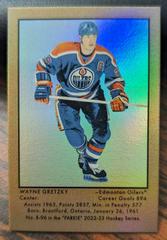 Wayne Gretzky [Gold Rainbow] #326 Hockey Cards 2022 Parkhurst Champions Prices