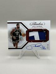 Paul George [Ruby Horizontal Patch Auto] #19 Basketball Cards 2022 Panini Flawless Patch Autograph Prices