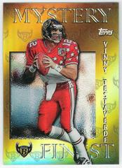 Vinny Testaverde [Gold Refractor] #M13 Football Cards 1997 Topps Mystery Finest Prices