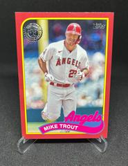 Mike Trout [Red] #89B-70 Baseball Cards 2024 Topps 1989 Prices