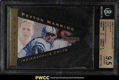 Peyton Manning [Gold Foil] #42 Football Cards 1998 Playoff Contenders Pennants Prices