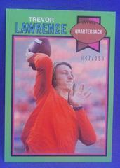 Trevor Lawrence [Green] #19 Football Cards 2021 Topps X Trevor Lawrence Prices