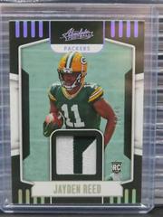 Jayden Reed [Holo Silver] #ARM-15 Football Cards 2023 Panini Absolute Rookie Materials Prices