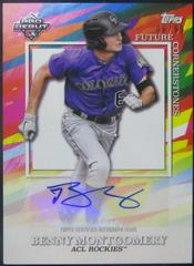 Benny Montgomery Baseball Cards 2022 Topps Pro Debut Future Cornerstones Autographs Prices