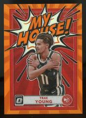 Trae Young [Orange] #17 Basketball Cards 2020 Panini Donruss Optic My House Prices