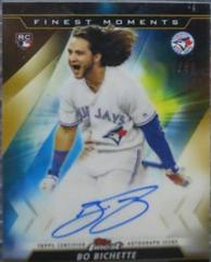Bo Bichette [Gold Refractor] #MOMA-BB Baseball Cards 2020 Topps Finest Moments Autographs Prices