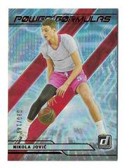 Nikola Jovic [Red] #PF-JOV Basketball Cards 2022 Panini Chronicles Draft Picks Power Formulas Prices