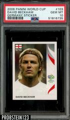 David Beckham Soccer Cards 2006 Panini World Cup Germany Sticker Prices