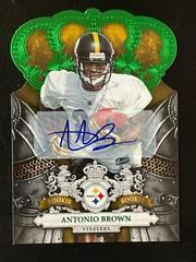 Antonio Brown [Autograph Green] Football Cards 2010 Panini Crown Royale Prices