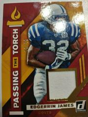 Edgerrin James, Nyheim Hines [Prime] #PTTJ 15 Football Cards 2019 Donruss Passing the Torch Jerseys Prices