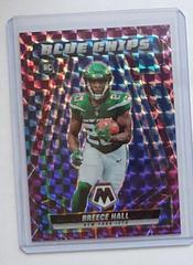 Breece Hall [Purple] Football Cards 2022 Panini Mosaic Blue Chips Prices