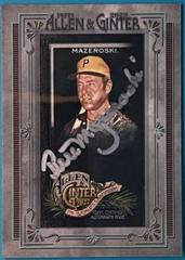 Bill Mazeroski [X Silver Frame] #MA-BM Baseball Cards 2022 Topps Allen & Ginter Mini Autographs Prices