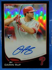 Darin Ruf [Black Refractor] Baseball Cards 2013 Topps Chrome Rookie Autograph Prices