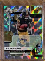 Calvin Austin III [Autograph] Football Cards 2022 Panini Donruss The Rookies Prices