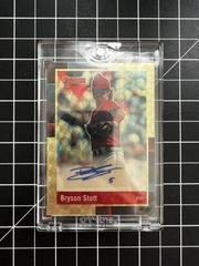 Bryson Stott [Gold] Baseball Cards 2022 Panini Donruss Optic Retro 1988 Signatures Prices