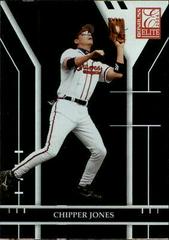 Chipper Jones #77 Baseball Cards 2004 Donruss Elite Prices