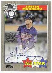 Justin Morneau [Gold] Baseball Cards 2022 Topps Update 1987 Autographs Prices